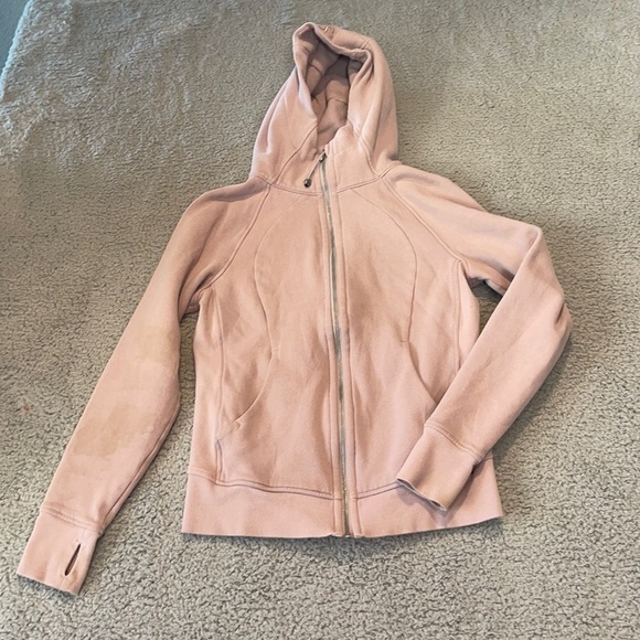 lululemon athletica Sweaters - Lululemon Scuba Hoodie *Light Cotton Fleece size 6